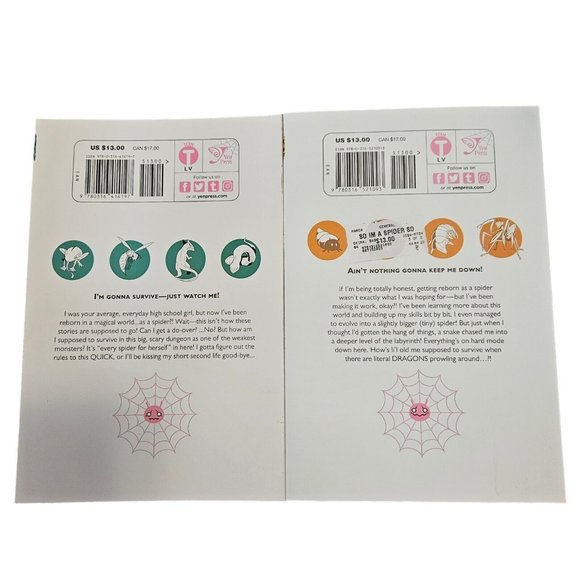 So I'm a Spider, So What?, Vol. 1 and 2 Manga Okina Baba High School Monster - Picture 2 of 2